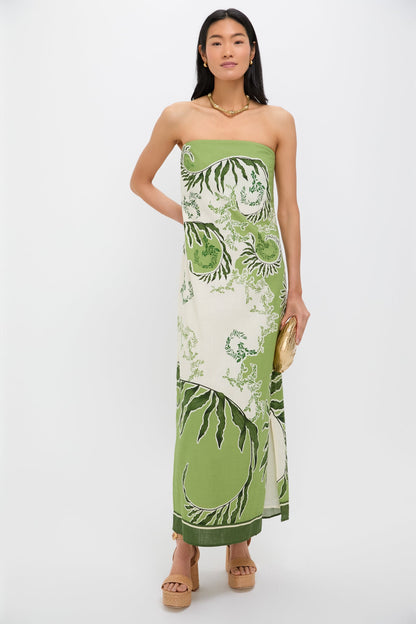 Ireland Green Wess Midi Dress