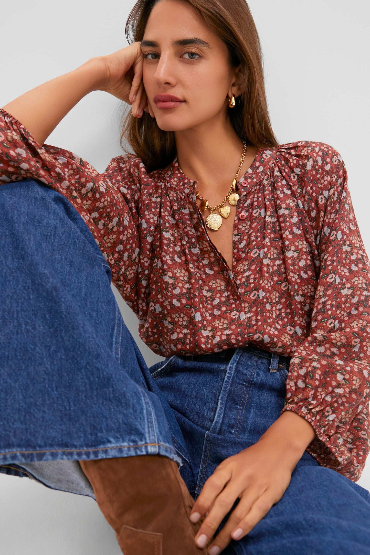 Vermillion Vine Sawyer Blouse