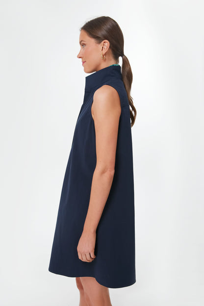 Navy Sleeveless Charlie Dress