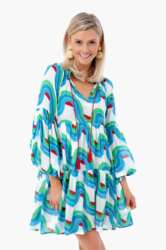 Nouveau Balloon Sleeve Dress