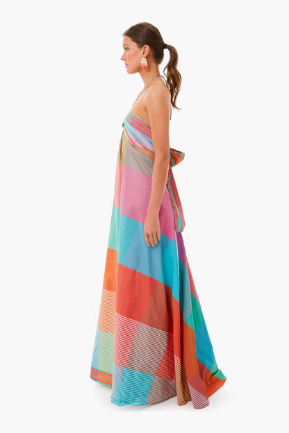 Multi Stripe Dusana Dress