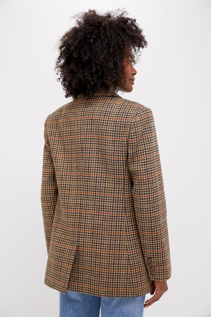 Houndstooth Leo Blazer