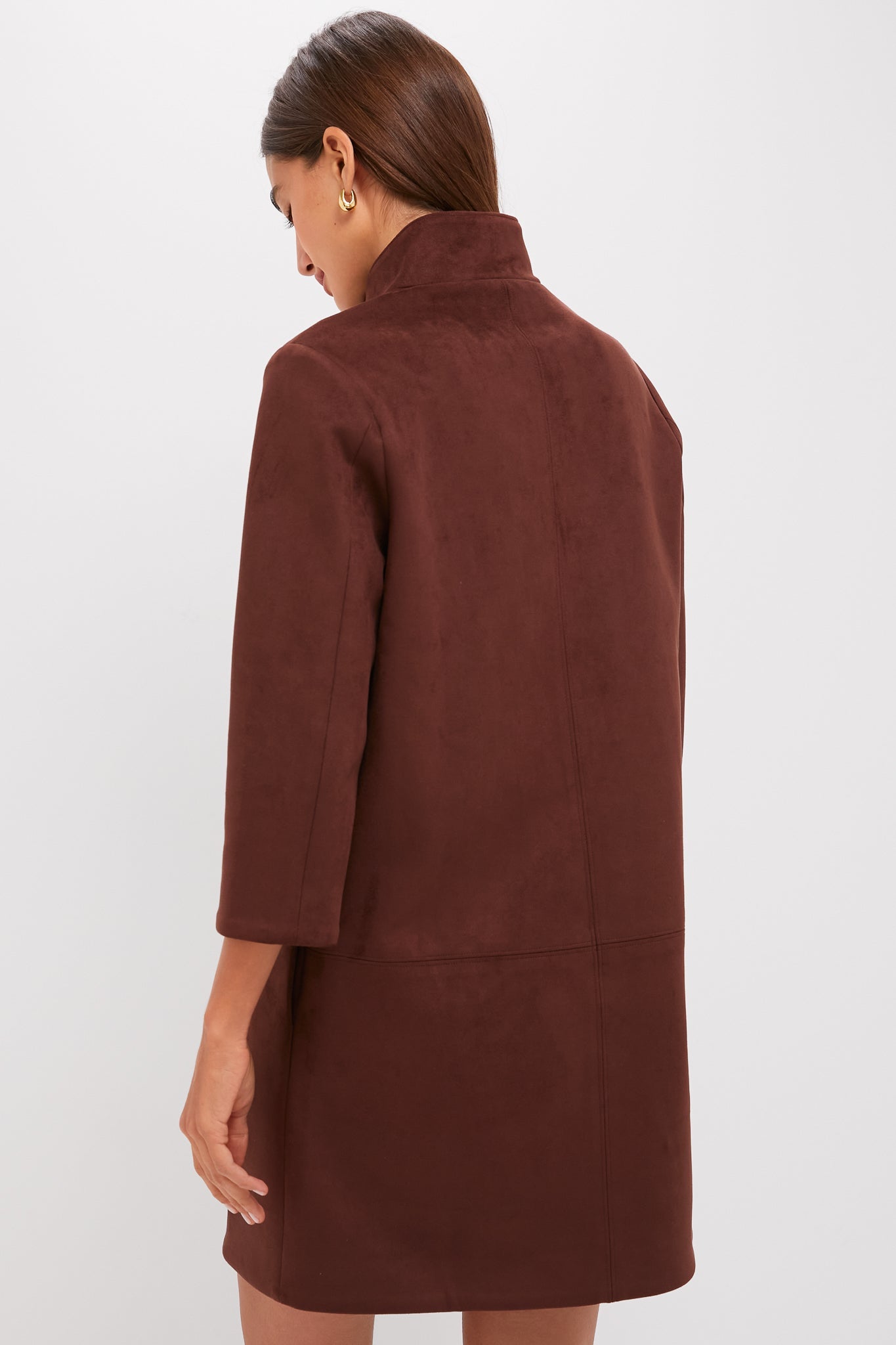 Ganache Vegan Suede Clifton Dress