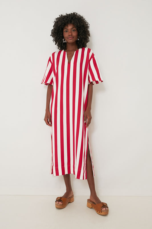 Red Stripe Canaan Dress