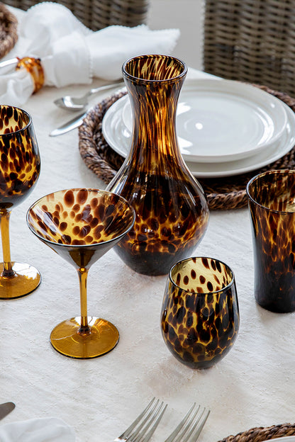 Puro Tortoiseshell Martini Glass