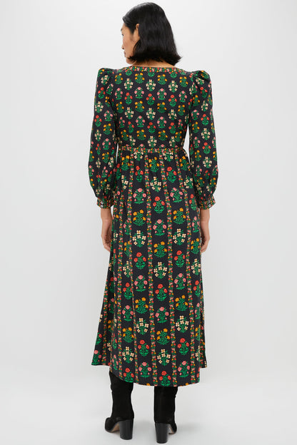 Rose Border Cornelia Dress