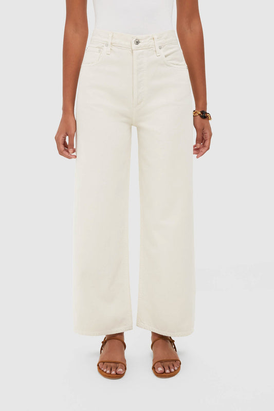 Brown Rice High Rise Wide Leg Ren Jean