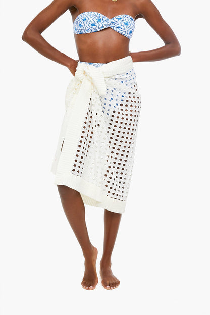 Marshmallow Eyelet Pareo