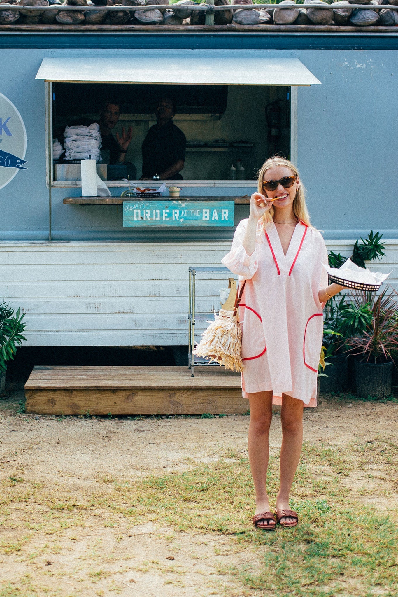 Pink Salt Lizzie Coverup