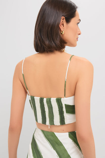 Green Stripe Nature Top