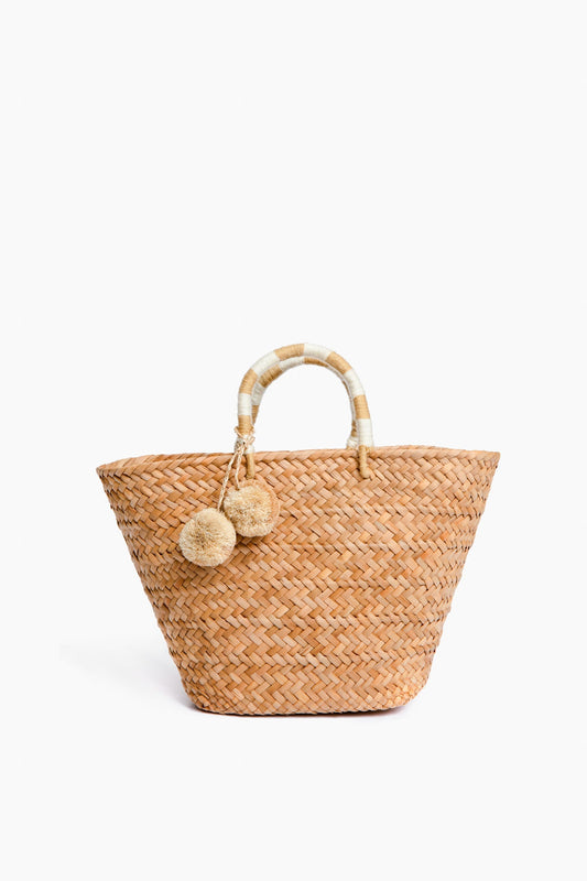 Natural Stripe St. Tropez Tote
