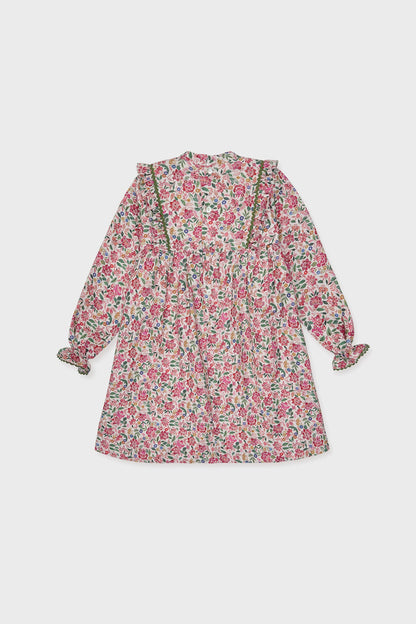 Pink Floral Laurelia Girl Empire Dress