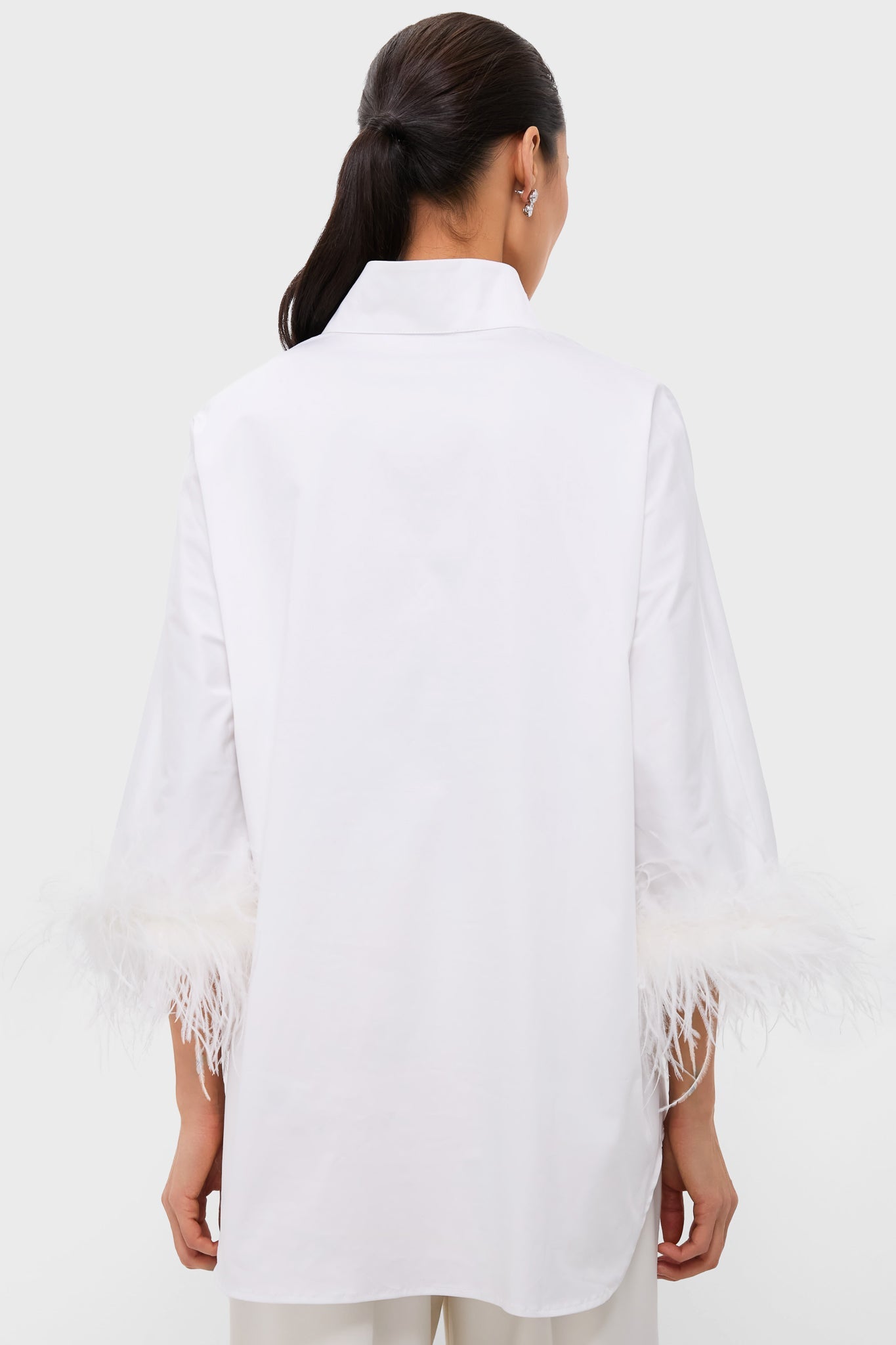 White Feather Willow Blouse