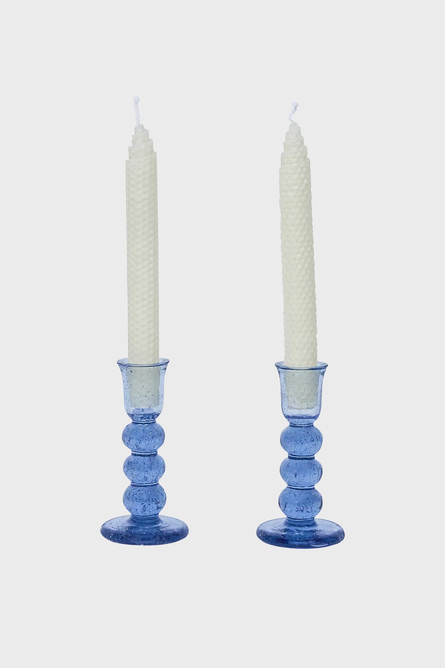 Chambray Provence 5" Candlestick Set of 2