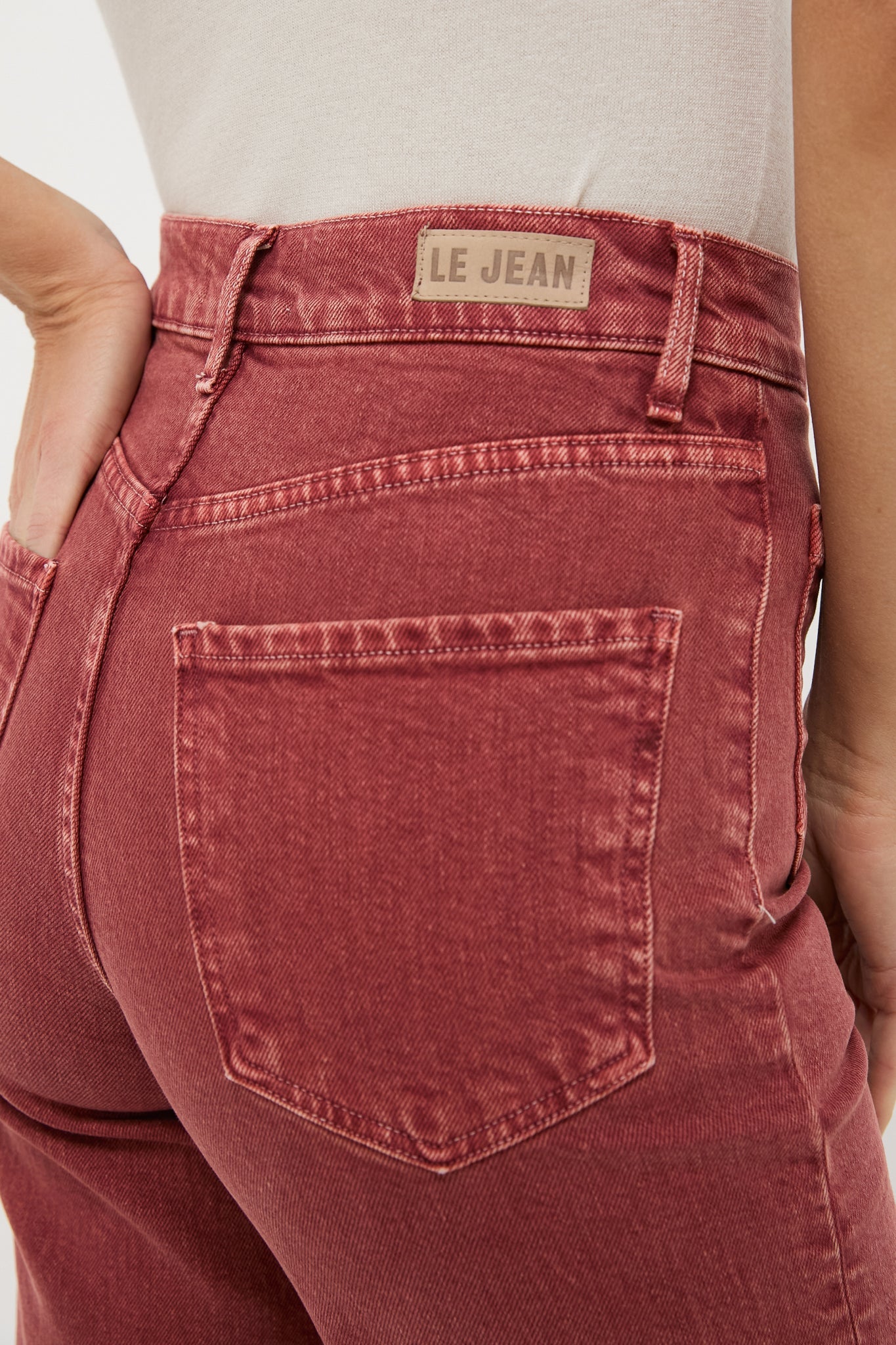 Sandwashed Spice Virginia Wideleg Ankle