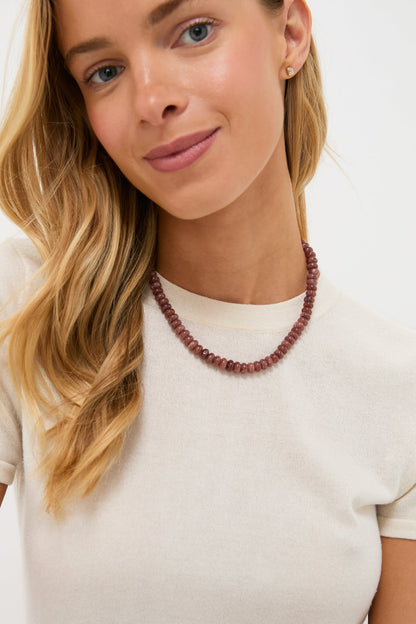 Root Beer Agate Candy Necklace