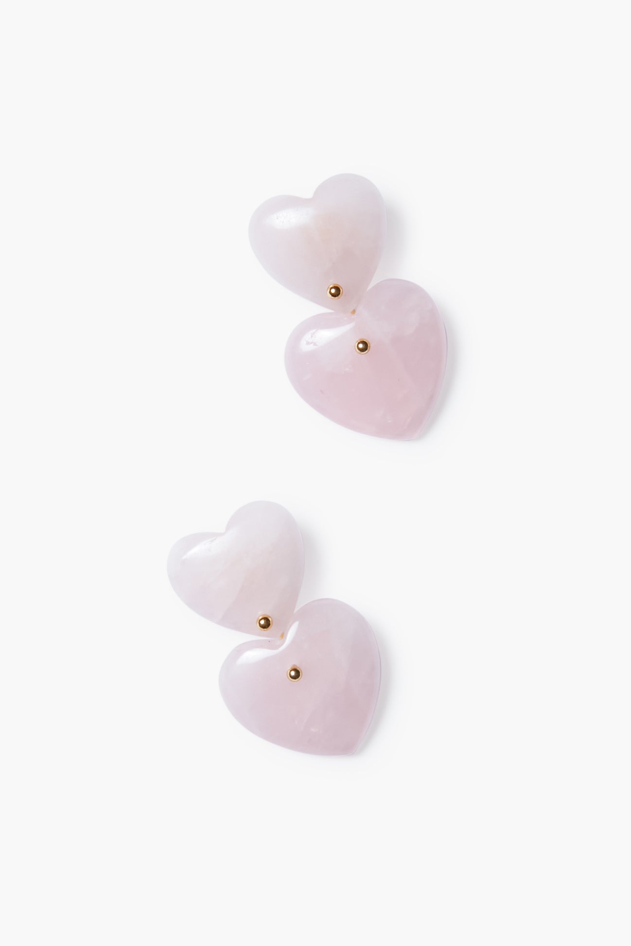 Orchid Pink Ellie Heart Earrings