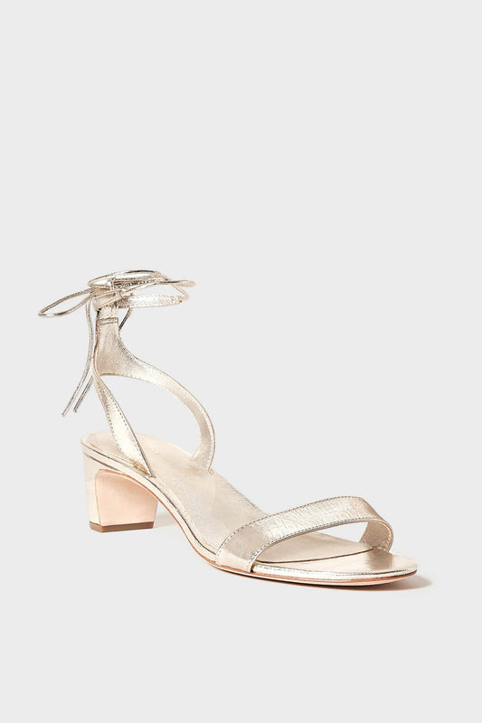 Champagne Jackie Ankle Wrap Sandal