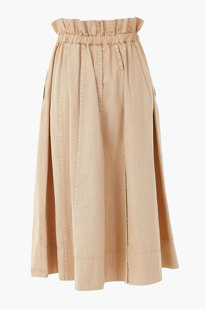 Khaki Taite Skirt