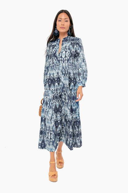 Tyla Blue Rio Long Dress