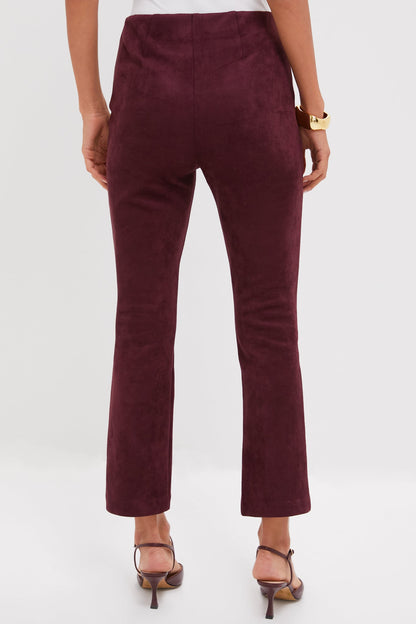 Winetasting Vegan Suede Ashford Pants