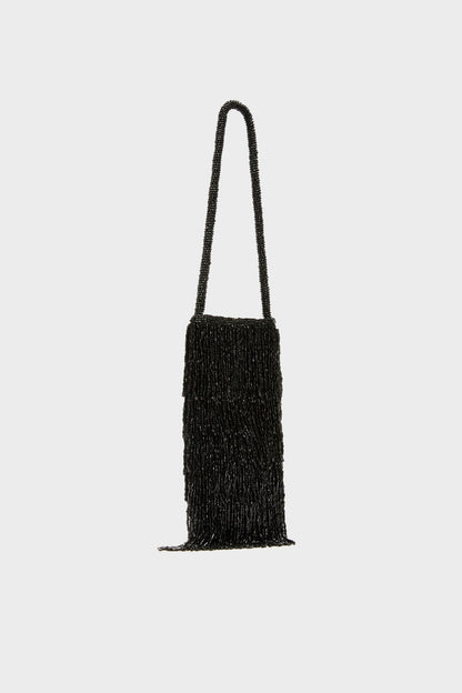 Black Beaded Josephine Mini Bag