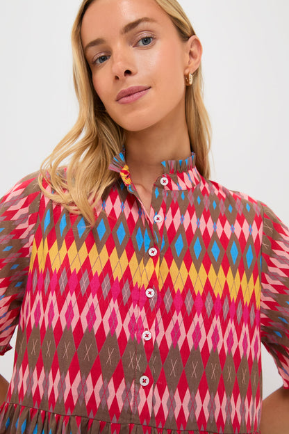 Exclusive Geraldine Red Vibeka Dress