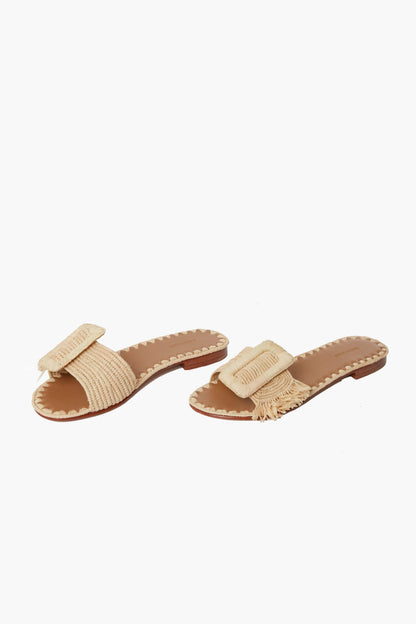 Natural Raffia Kia Sandals