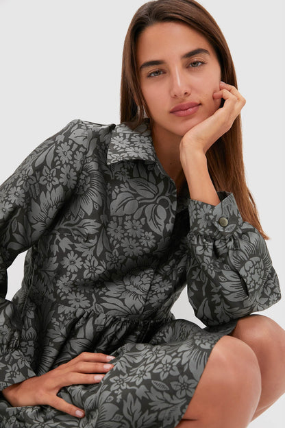 Emerald Mirasol Jacquard Alette Dress