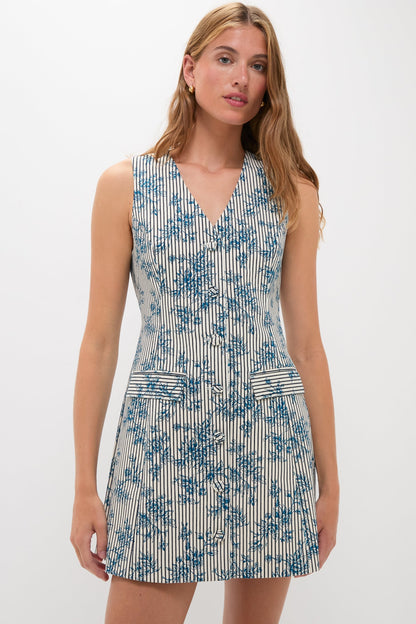 Cornflower Toile Suni Dress