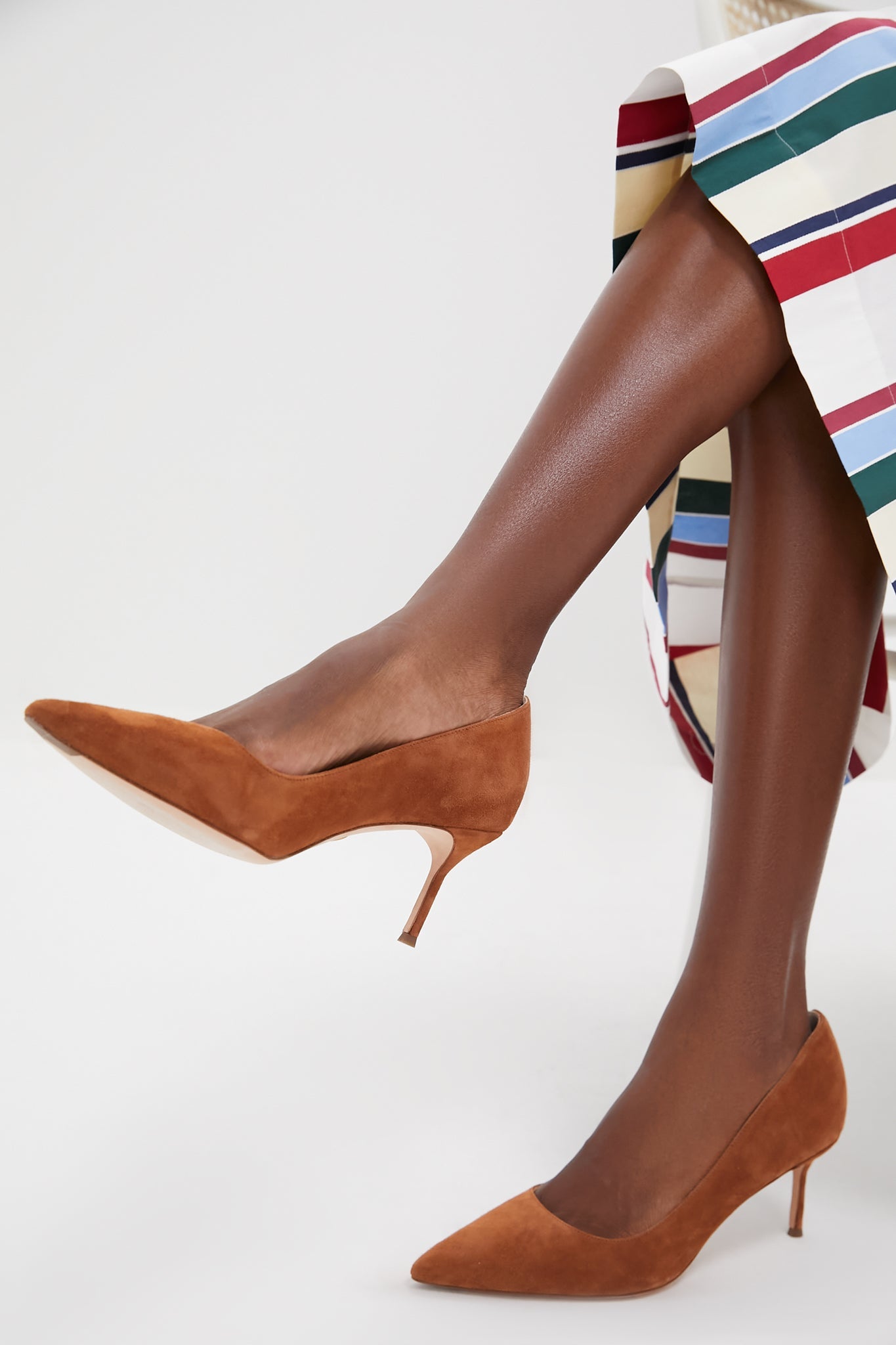 Hazelwood Suede Rita Heels