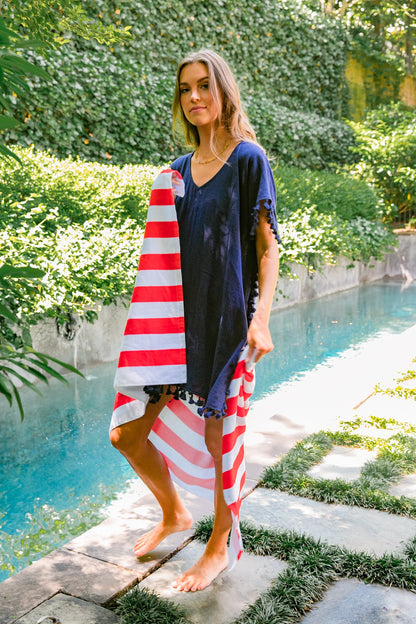 Navy Katie Caftan