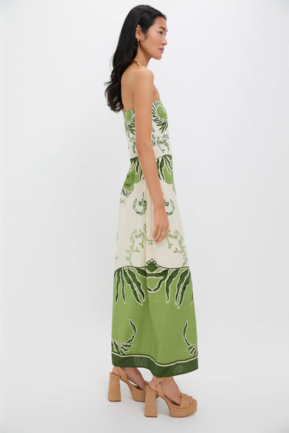 Ireland Green Wess Midi Dress