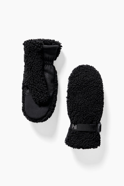 Black Sherpa Mittens