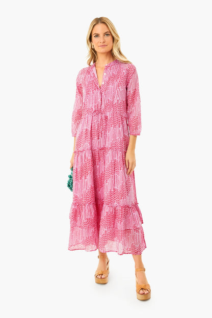 Maiden Grass Vivid Pinks Bazaar Dress