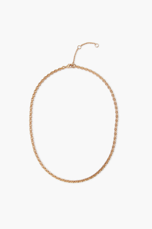 Textured Cable Link Necklace