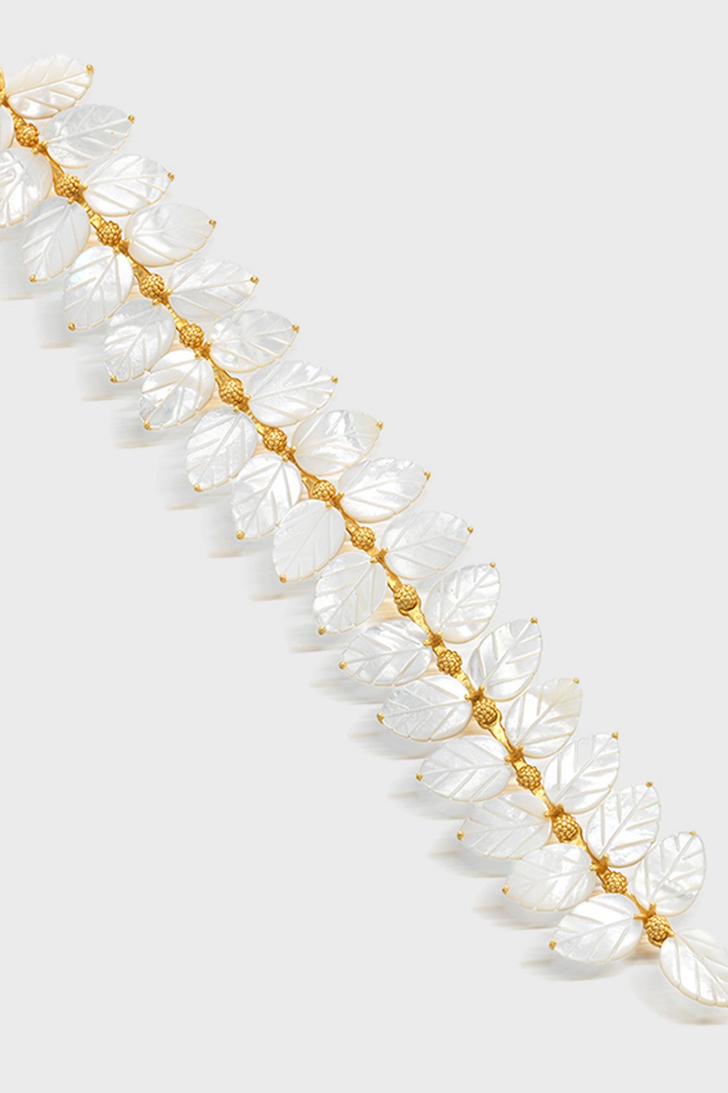 Mermaid Garden Vine Bracelet, 7" - MOP