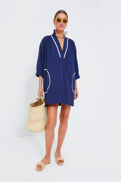 Navy Lizzie Coverup