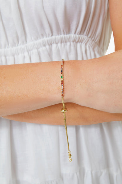 Mini Rainbow Tennis Bracelet