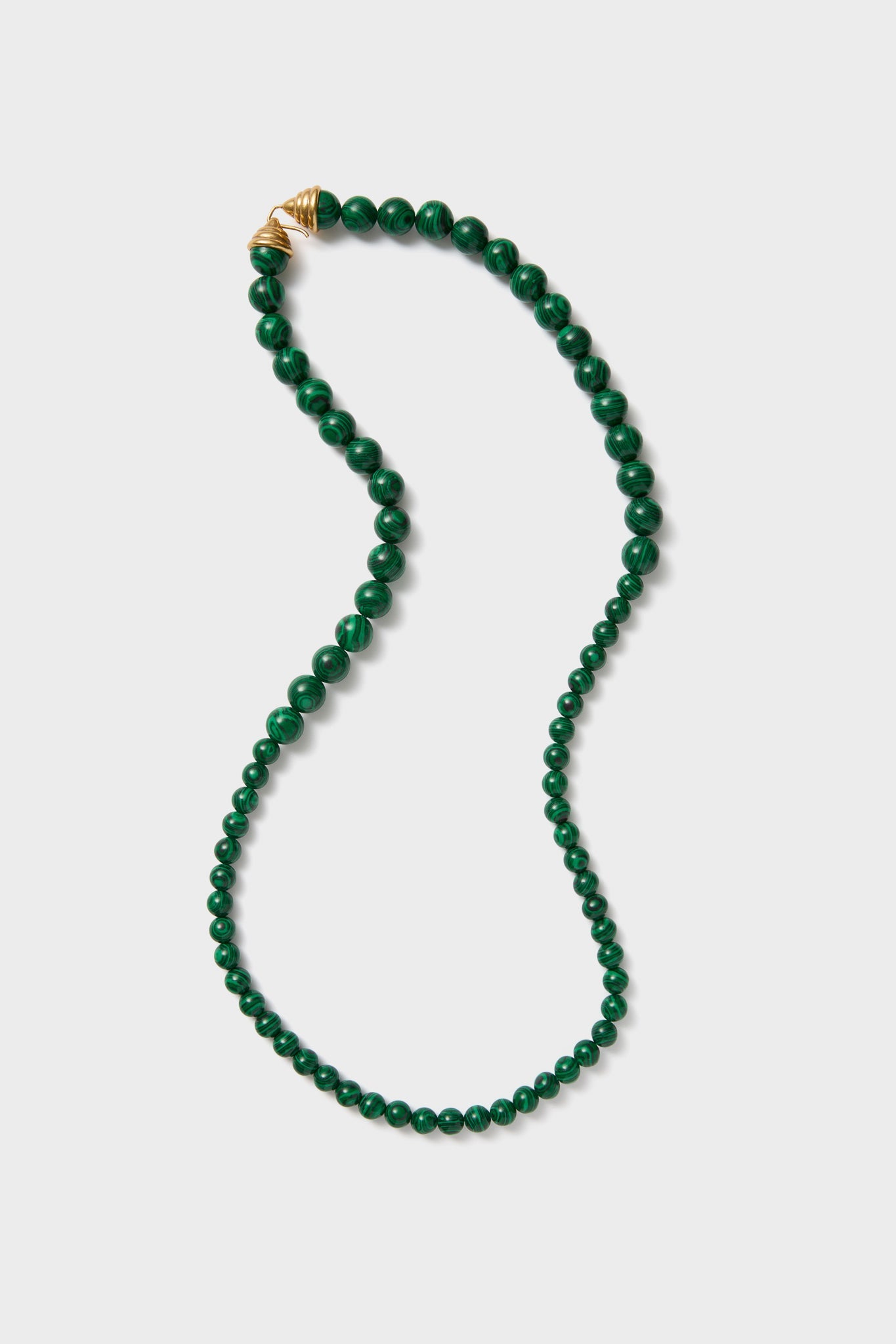 Malachite Double Strand Celine Necklace