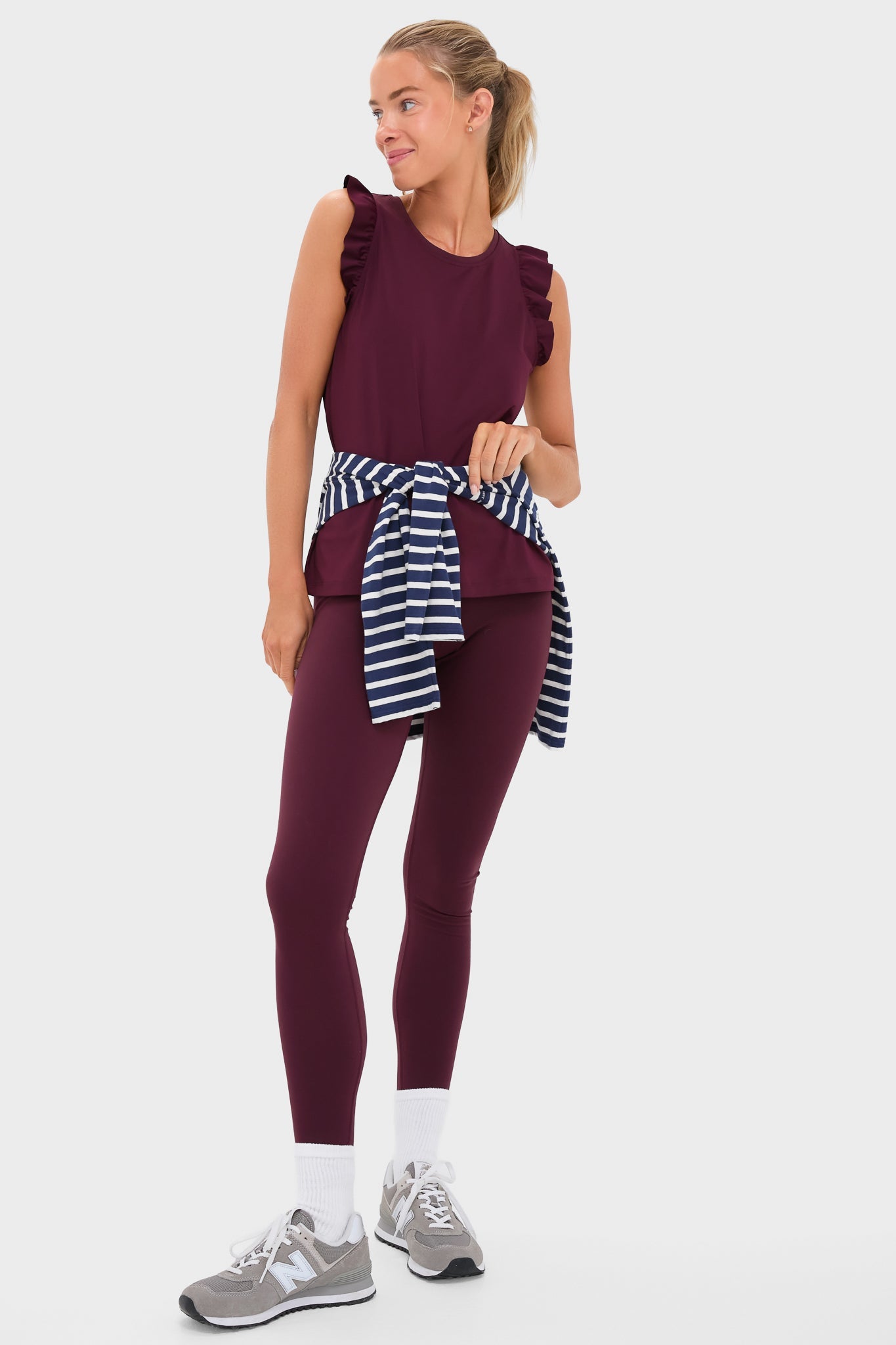 Winetasting High Rise Long Compression Spandex MacKenzie Legging