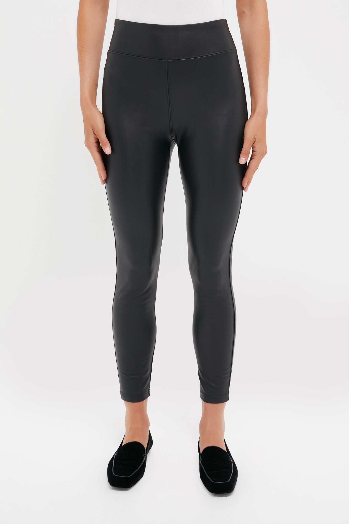 Black Leather Leggings