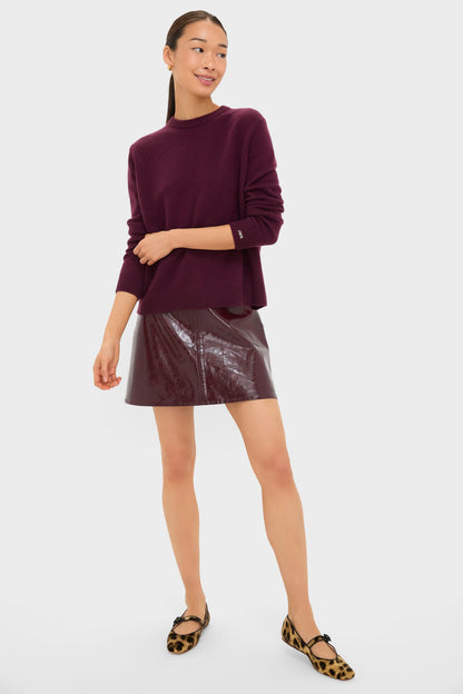 Wine Tasting Cashmere Bodie Boyfriend Crewneck