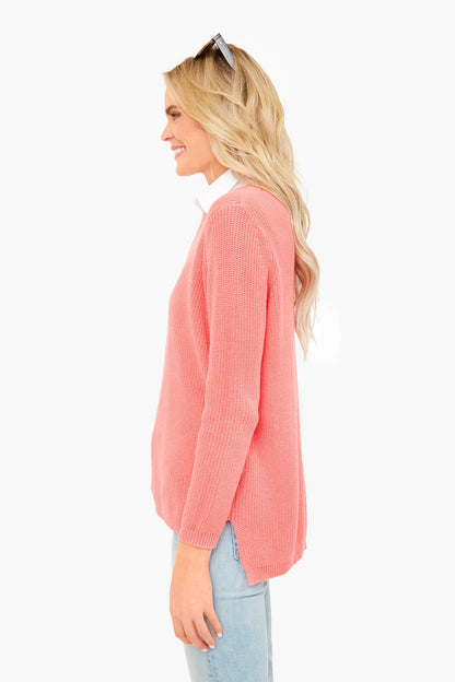 Pink Berry Emma Shaker Sweater