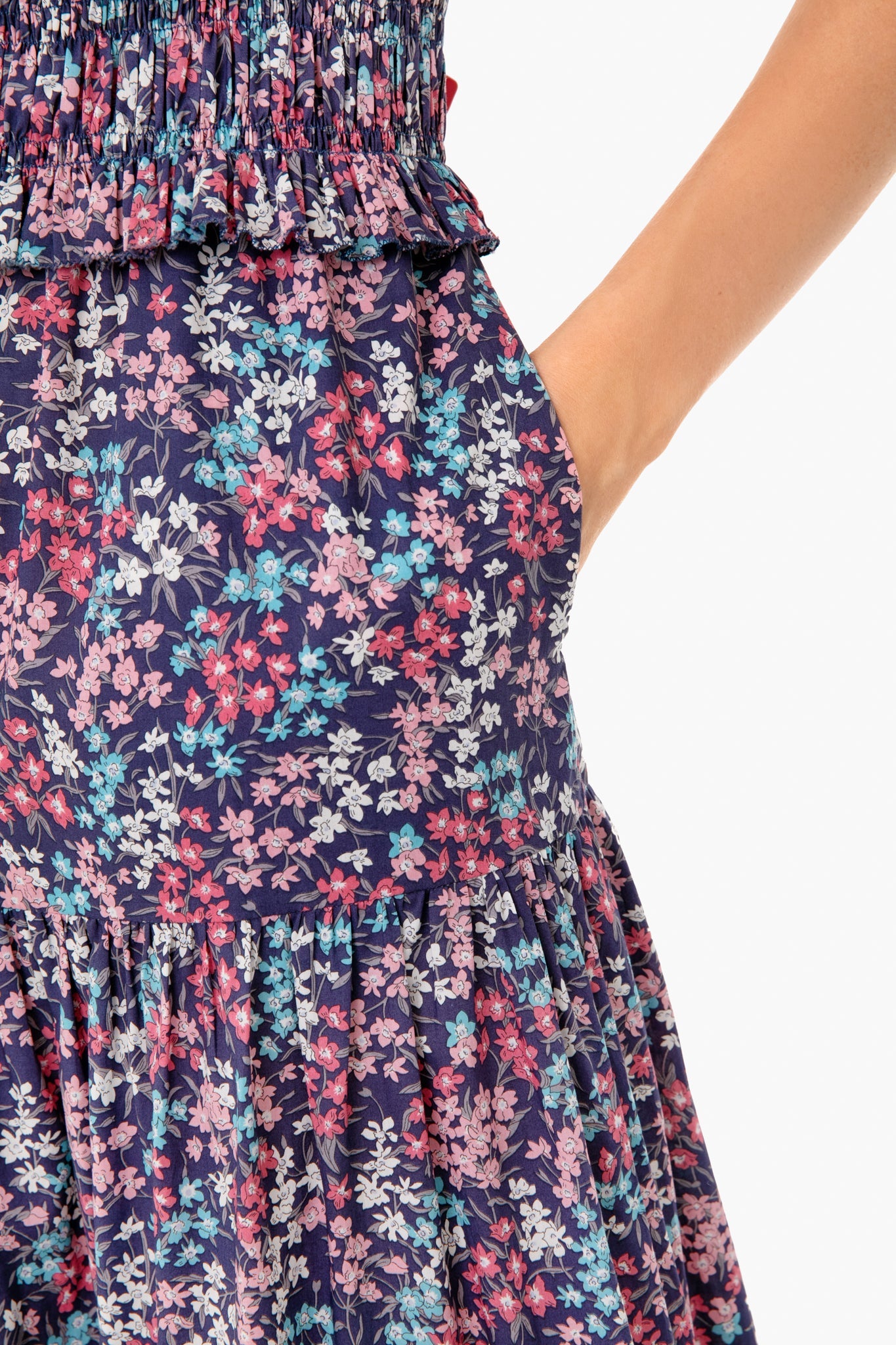 Pink Lissa Liberty Ruffle Dress