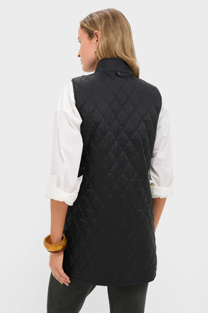 Black Barbour x Tuckernuck Reversible Paisley Vest