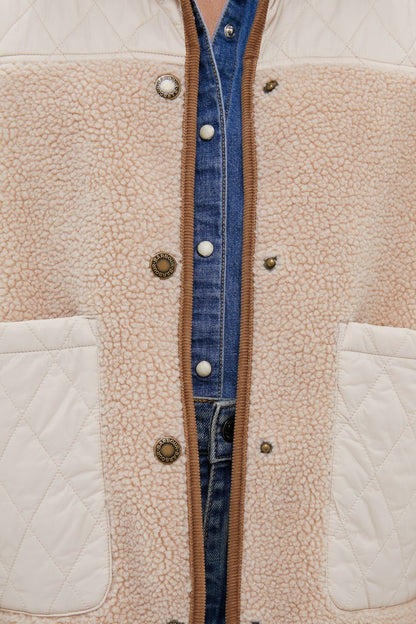 Natural Blanc Laurel Fleece Jacket