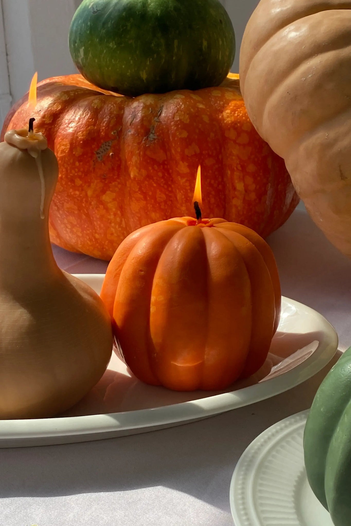 Orange Pumpkin Candle