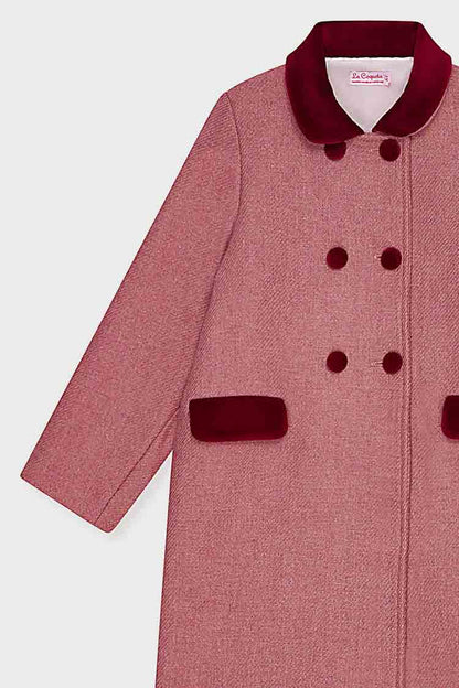 Dusty Pink Arrieta Girl Coat