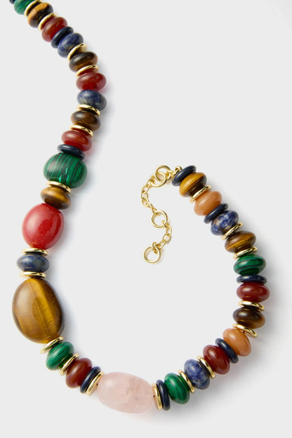 Mixed Stone Francis Necklace